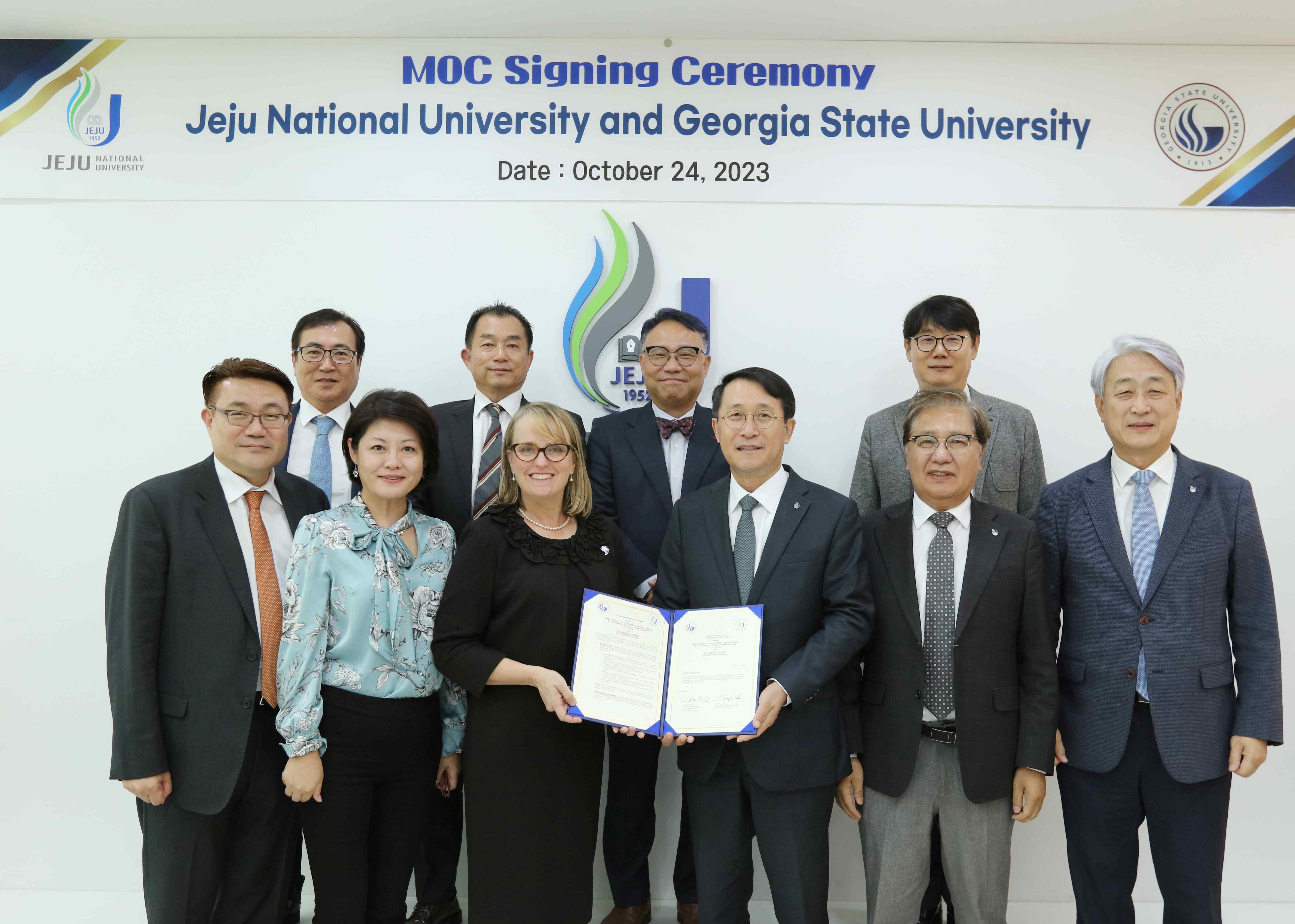 MOU Signing Ceremony, JNU-Georgia State University