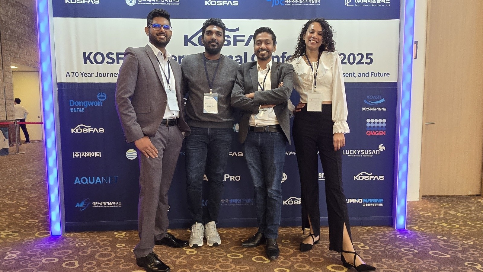 제주대학교 해양생명과학과, 2025년도 한국수산과학회 국제학술대회서 수상 잇따라