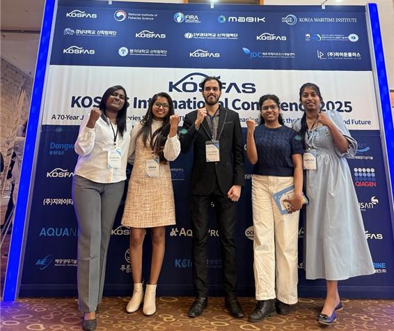 제주대학교 해양생명과학과, 2025년도 한국수산과학회 국제학술대회서 수상 잇따라