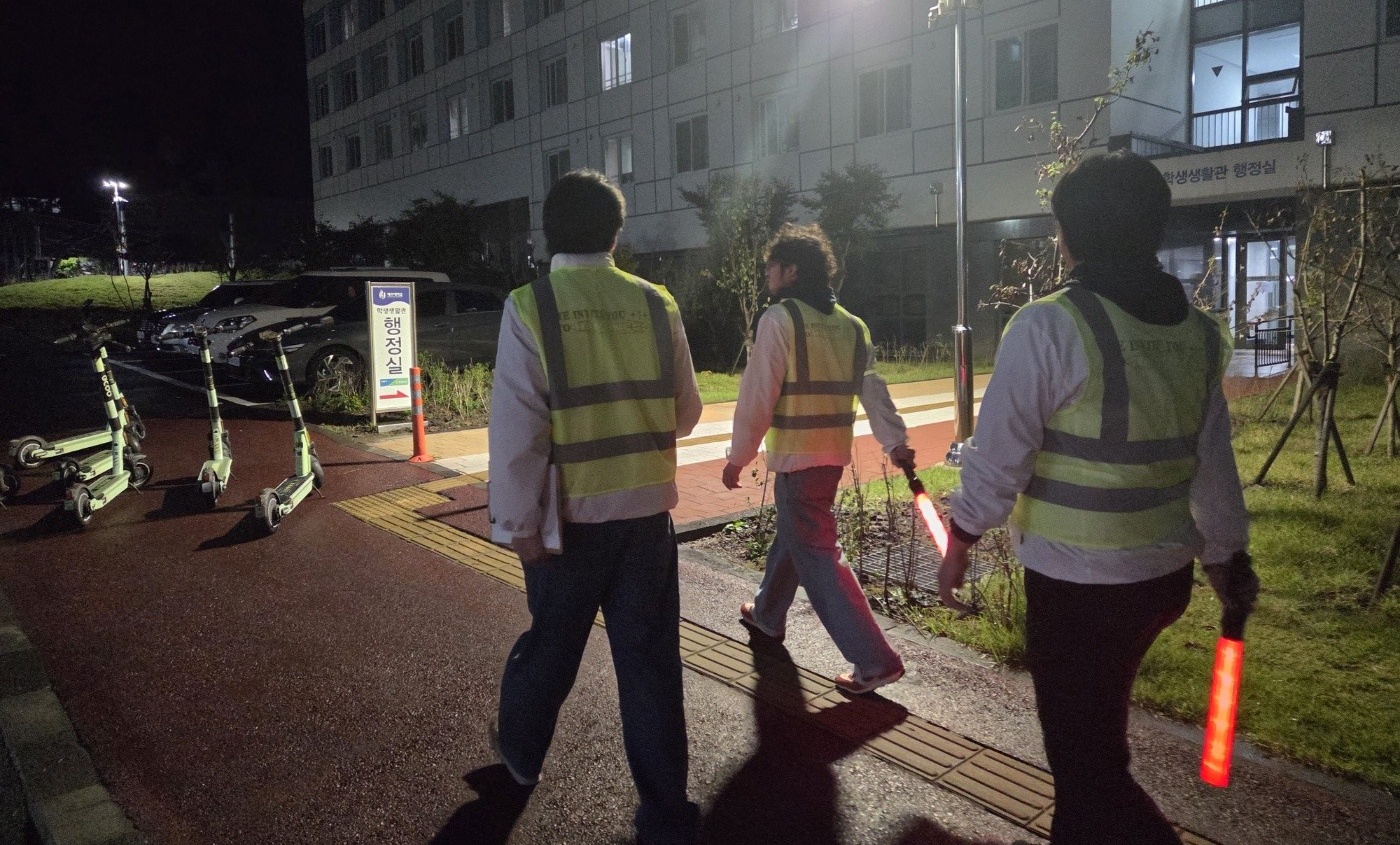 국내최초 ‘캠퍼스 러닝 순찰’ 제주대 활동 눈길