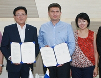 러시아 PTK방송과 상호협력 MOU 체결