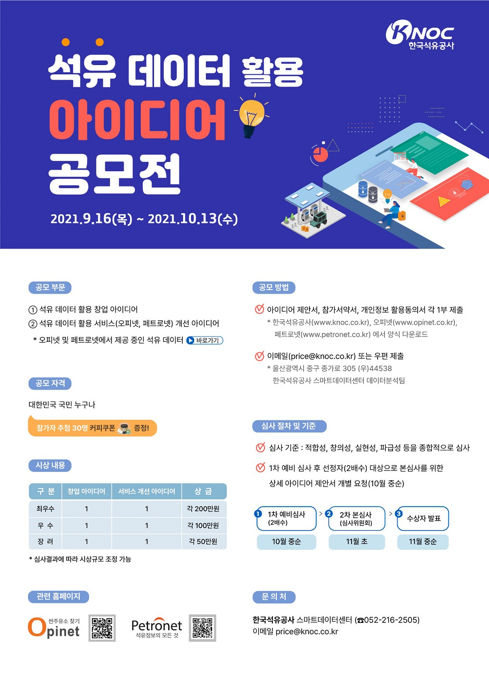 [한국석유공사] '석유 데이터 활용 아이디어 공모전' 안내