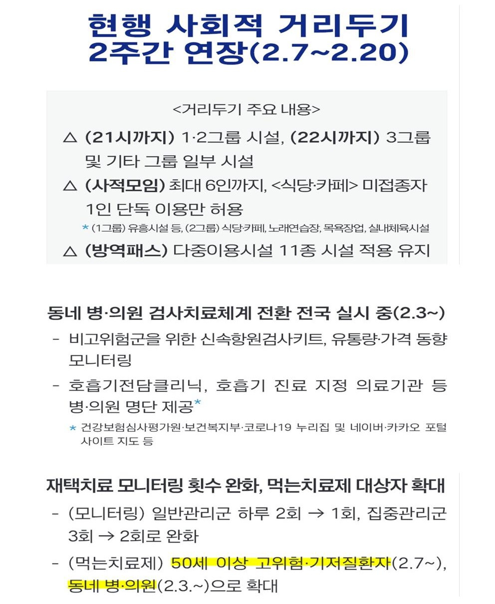 코로나바이러스감염증 19 발생동향(2월9일)