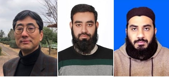 배진호 교수, 사키브 카지 무하마드 박사, 샤우캇 리얀 알리 박사과정생.jpg